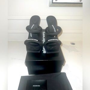 Alexander wang Julie tubular webbing sandal size 39